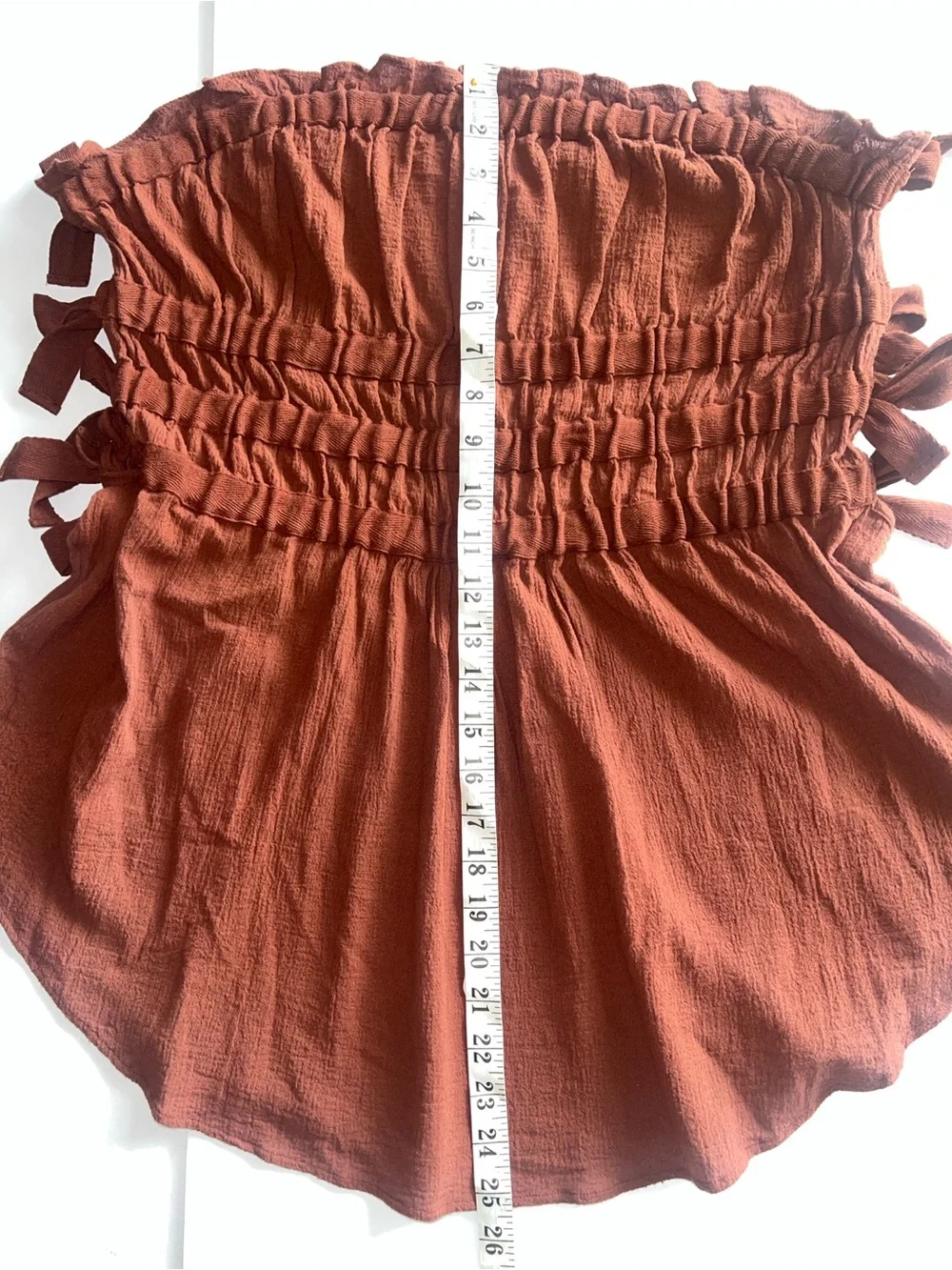 Free People x Jens Pirate Booty Fleetwood Gauzy Tunic Large Brown